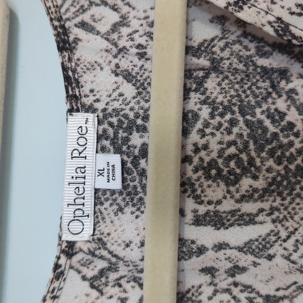 Snake Print Ruffle Shirt - Picture 3 of 4